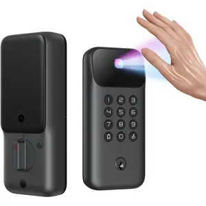 Veno Go Palm Vein  Lock with Built-in  & Matter, Keyless Entry  Deadbolt Door Lock, 5 Unlock Methods, ANSI Grade 3 , 7-Month Rechargeable , IP53