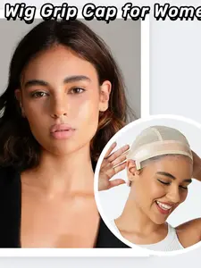 Lace Silicone Wig Grip Cap for Women, Adjustable Grip Band, Suitable for Lace Wigs and Single Top Wigs, Glueless Design, All Seasons Use