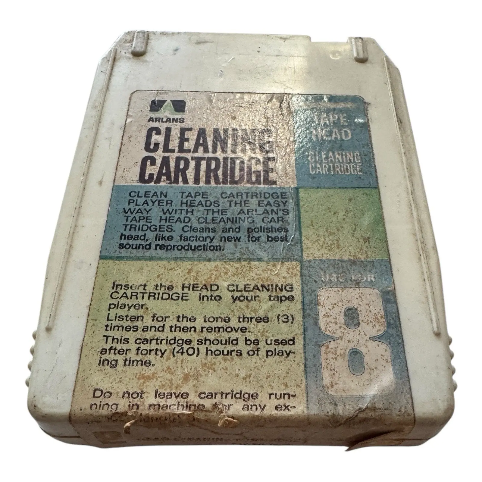 Tape Head Cleaning Cartridge for 8 Track