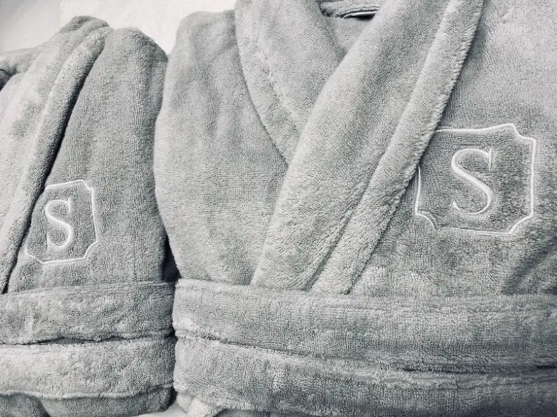 Personalized Gifts for Him, 100% Cotton Turkish Plush Robe, Father's Day Gifts, Boyfriend Gift, Soft Monogrammed Robe
