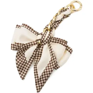 ZOOEASS Bag Extender Chain with Bow Ribbon Purse Chain Extender for Crossbody Bag Charms Women Handbag Decoration Accessories