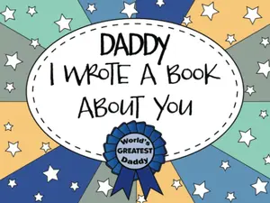 Daddy I Wrote A Book About You: Dad Fill In The Blank Book With Prompts, Personalized Custom Gift for Dad From Kids, Father’s Day Book Gift, Birthday Gift for Dad, Unique Gift For Daddy From Kids