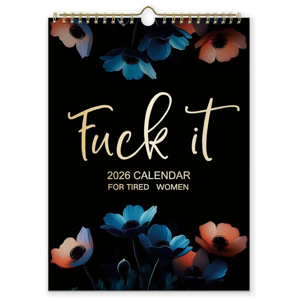 2025 Funny & Sarcastic Wall Calendar for Women – Monthly Planner, Office & Home Humor, Gag Gift for Friends, Coworkers, Moms