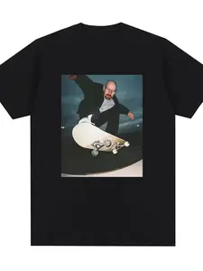 Breaking Bad Heisenberg T-shirt Men's Walter White 90s Skating T-shirt Men's and Women's Unisex Pattern Printed Classic T-shirt