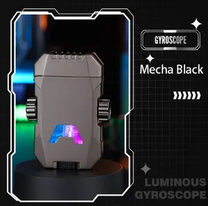 Christmas gift | (Gas no included)Windproof Lighter, Creative Mecha Shape Lighter, Adjustable Flame Size, Portable Butane Inflatable Lighter, Gift Chioce