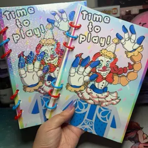 Time to Play! FNAF Reusable A5 Sticker Book (50 pages, double sided)