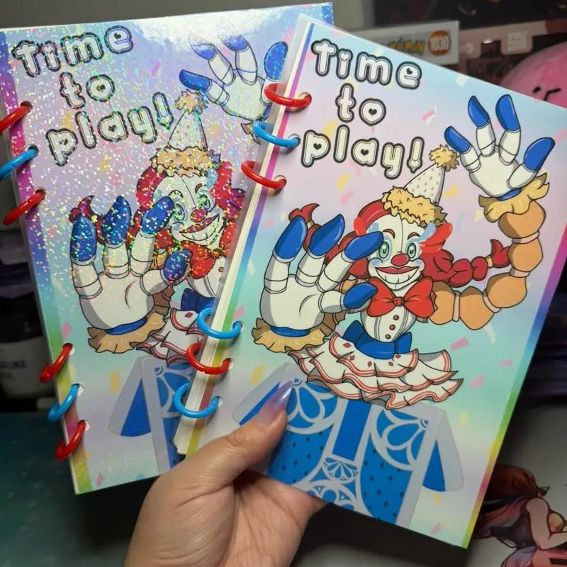 Time to Play! FNAF Reusable A5 Sticker Book (50 pages, double sided)