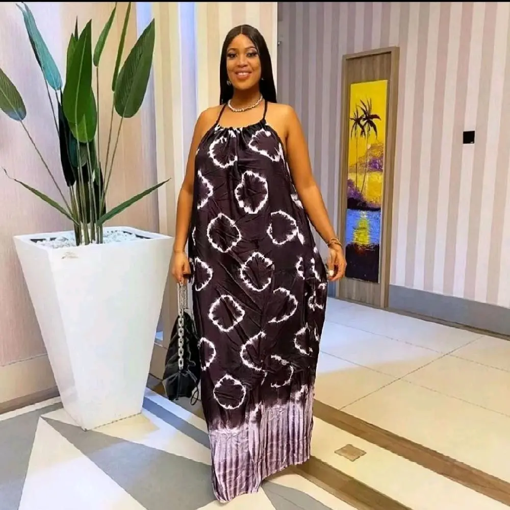Elegant Tie-Dye Maxi Dress for Women - Stylish Halter Neck Design & Comfortable Fit - Perfect for Casual & Formal Occasions - TikTok Shop Elegant Tie-Dye Maxi Dress for Women - Stylish Halter Neck Design & Comfortable Fit - Perfect for Casual & Formal Occasions - TikTok Shop