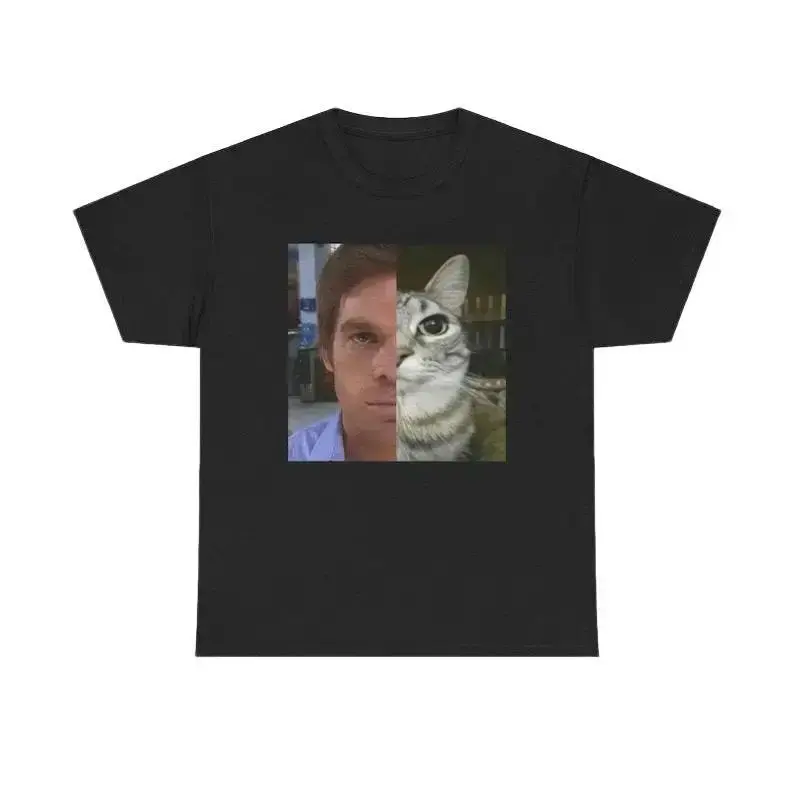 Dext Morgan Tee, Funny Cat Meme Shirt, Unisex T-Shirt, Gift for Dexter Fans, TV Show Fan Tee, Funny Graphic Tee Streetwear, Adult funny T-shirt, Gift for Woman and Man
