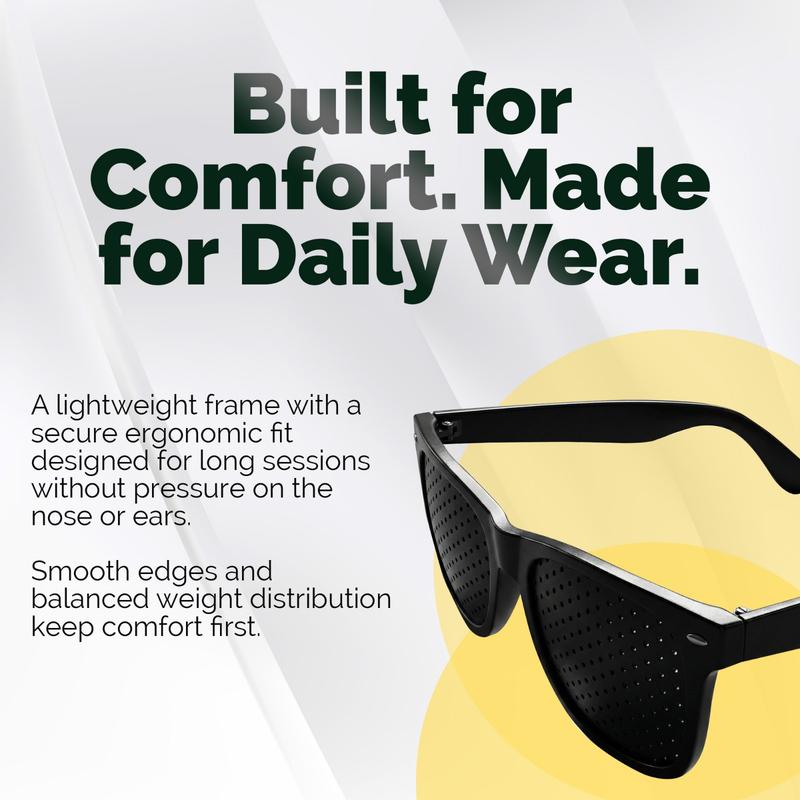 Pinhole Vision Correction Glasses – Naturally Improve Focus & Clarity