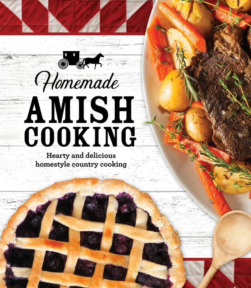 USED Book - Homemade Amish Cooking: Hearty and Delicious Homestyle Country Cooking by Publications International Ltd (Hardcover) - english