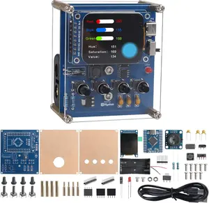 Soldering Project Kit, DIY Color Recognition Soldering Practice Kit with Color Sensor Module, Color Learning Kit with 4 Modes to Analyze RGB & HSV, Back to School DIY Soldering Kit for STEM Education