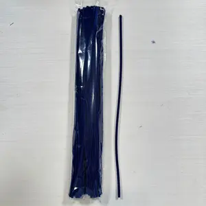 20" royal blue chenille stem, pipe cleaner, 100 pack
