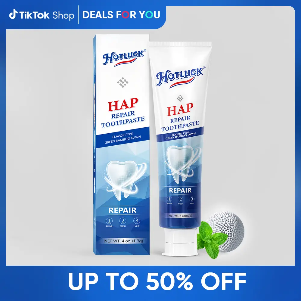 Hotluck HAP Toothpaste | Enamel Repair, Fresh Breath & Cavity Prevention