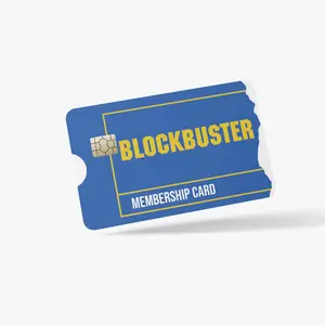 Blockbuster Fun Design Credit Card Cover