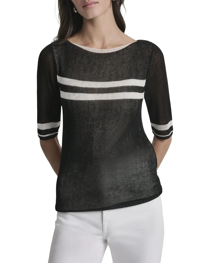DKNY Lightweight Striped Sweater