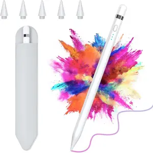 Stylus Pen for iPad 11th Generation & Pro/Air/Mini (2018-2025) -  Pencil USB-C 15-Min Fast , Palm Rejection, Tilt Sensitivity