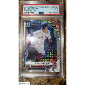 Blaze Jordan 2021 Bowman Mega Box Chrome #BCP71-SP PSA 9