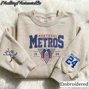 Embroidered Montreal Hollander Hockey Sweatshirt, Heated Rivalry Shirt