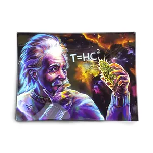 Black Hole Glass Serving Tray