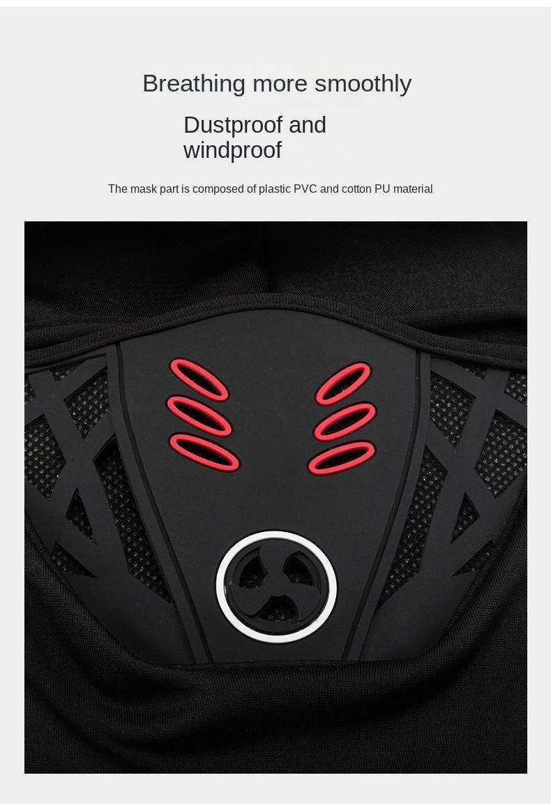 Winter Rider Warm Anti-Haze Balaclava Full Face Mask for Motorcycle Riding Cycling Ski Hood Cap Windproof Soft Outdoor Warm Bike Headwear