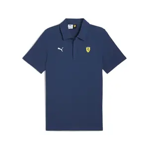 PUMA Mens Scuderia Ferrari Motorsport Shirt Casual Casual - Blue