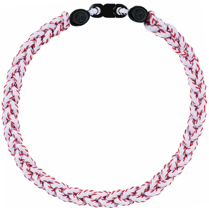 Baseball Stitch 3 Rope Braid Tornado Energy Necklace