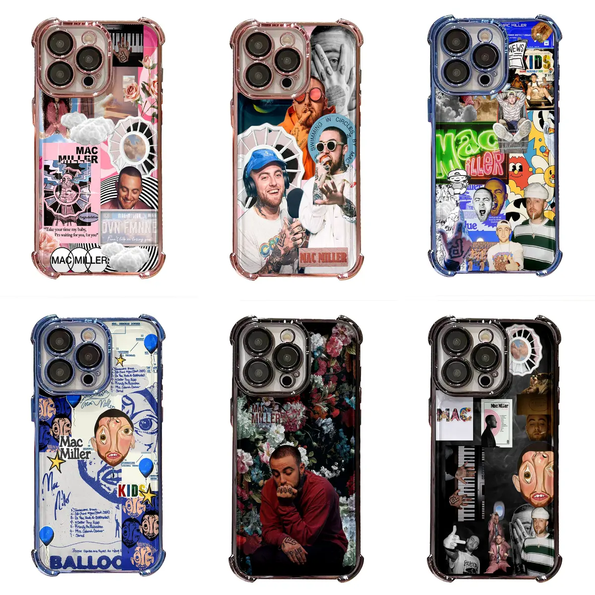 Fashionable Mac Miller Cool Singer Y2K INS Style Phone Case for iPhone 17 16 15 14 13 12 11 Pro Max Plus Air Anti Fall Protective Drop-proof Gift Unique Design