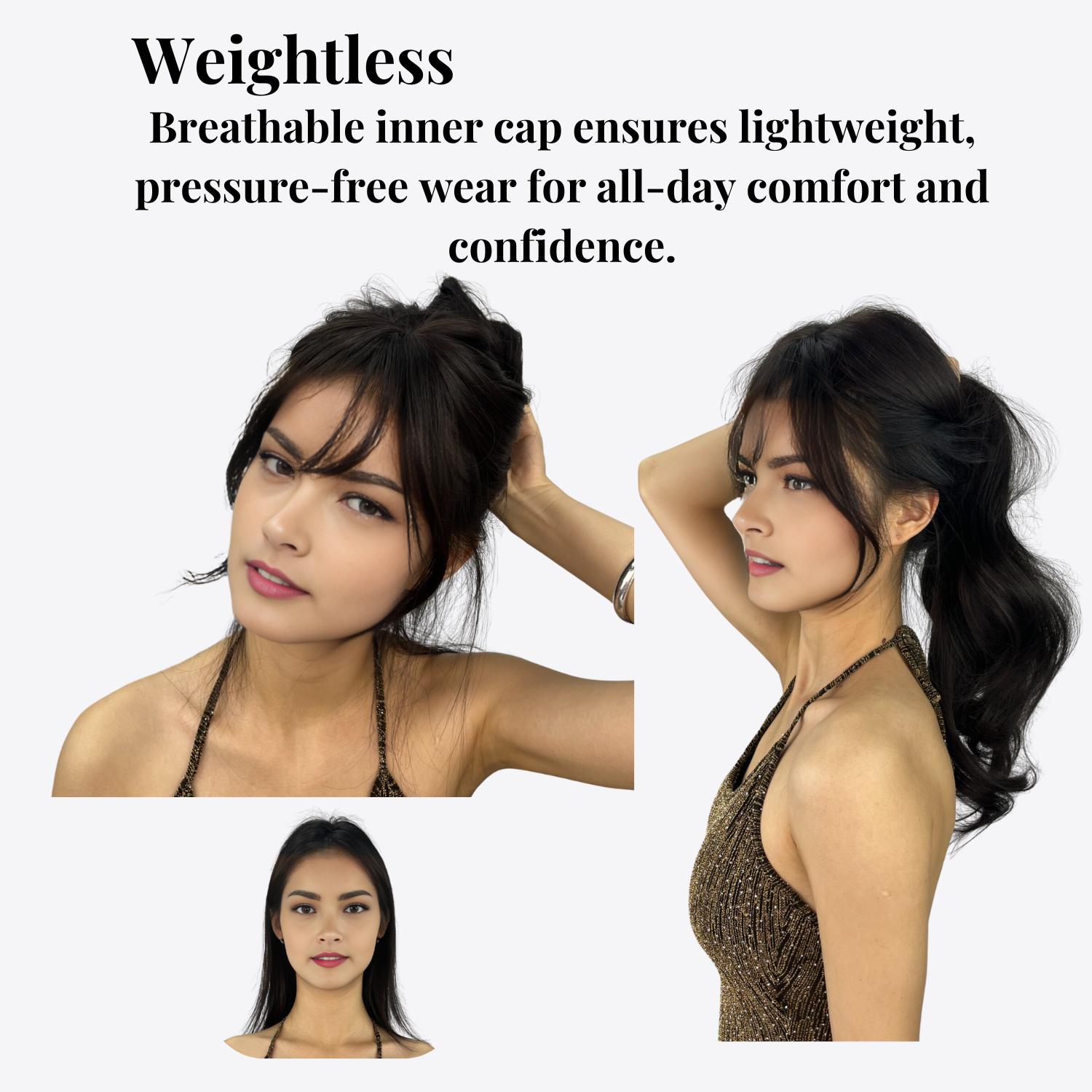 LUXSYA Hair Toppers - Curly - Big Waves