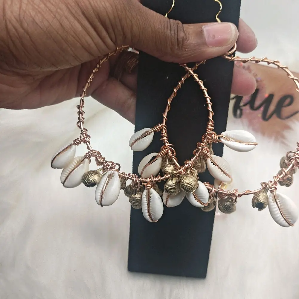 Tibetan Shell Belle Earrings