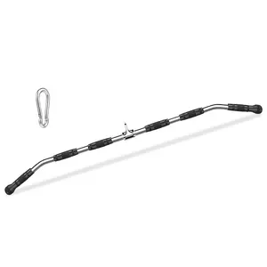 LAT Bar Cable Machine Attachment,Curl Pulldown attachments,Fitness Equipment Cable Accessories for Home Gym Body Training, Muscle Building