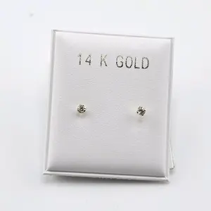 14k Gold Earrings - Simple Design as Displayed in the Image