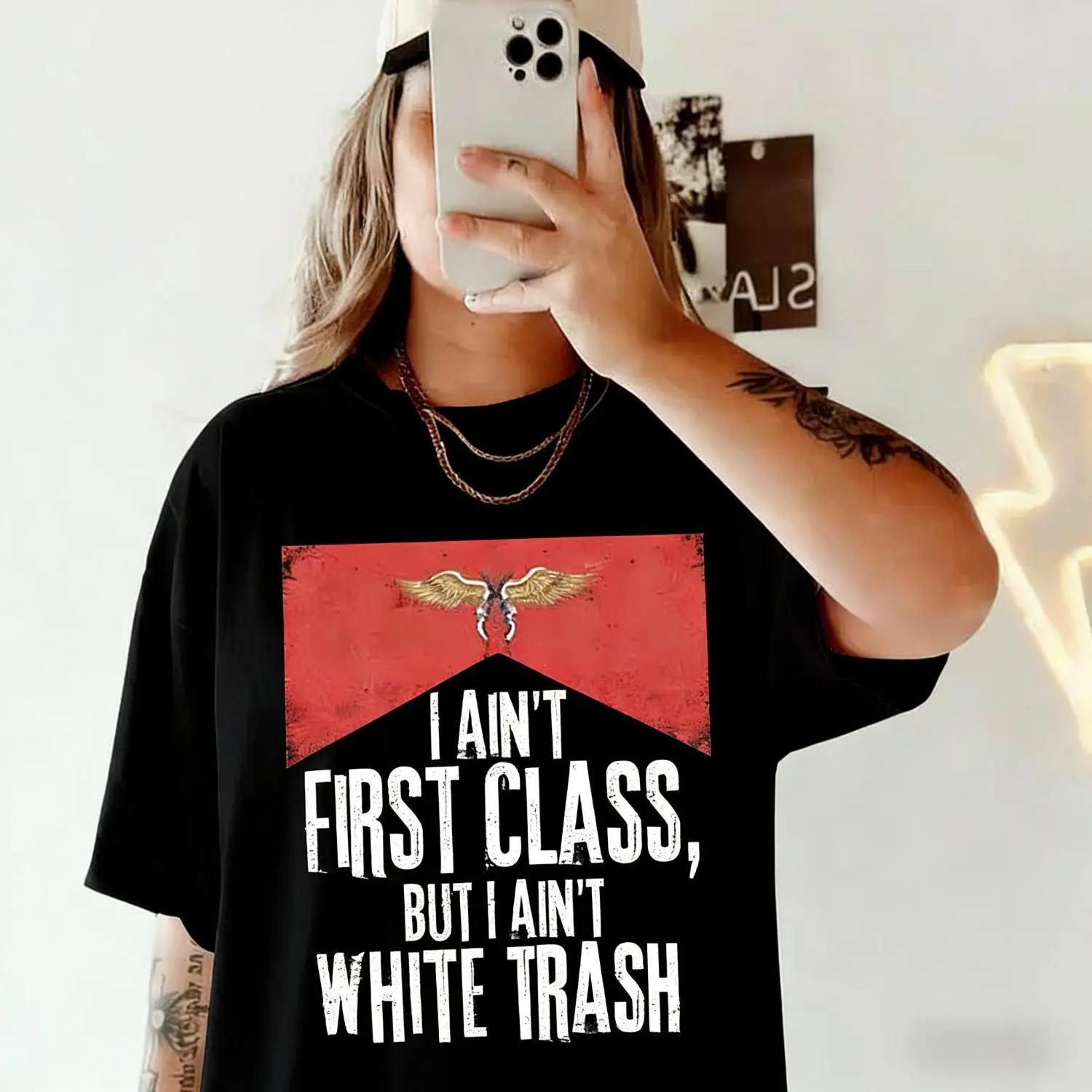 Women's Vintage Country Music Graphic Tee, Breathable Short-Sleeve Cotton Round Neck, Casual Baggy Relaxed Fit Basic Western Printed Top for Summer