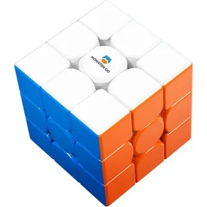 Magnetic 3x3 Speed Cube, 48 Magnets Stickerless 3D Puzzle Magic Cube Toy, Educational for Kids Beginners Practices, 56mm MG EDU