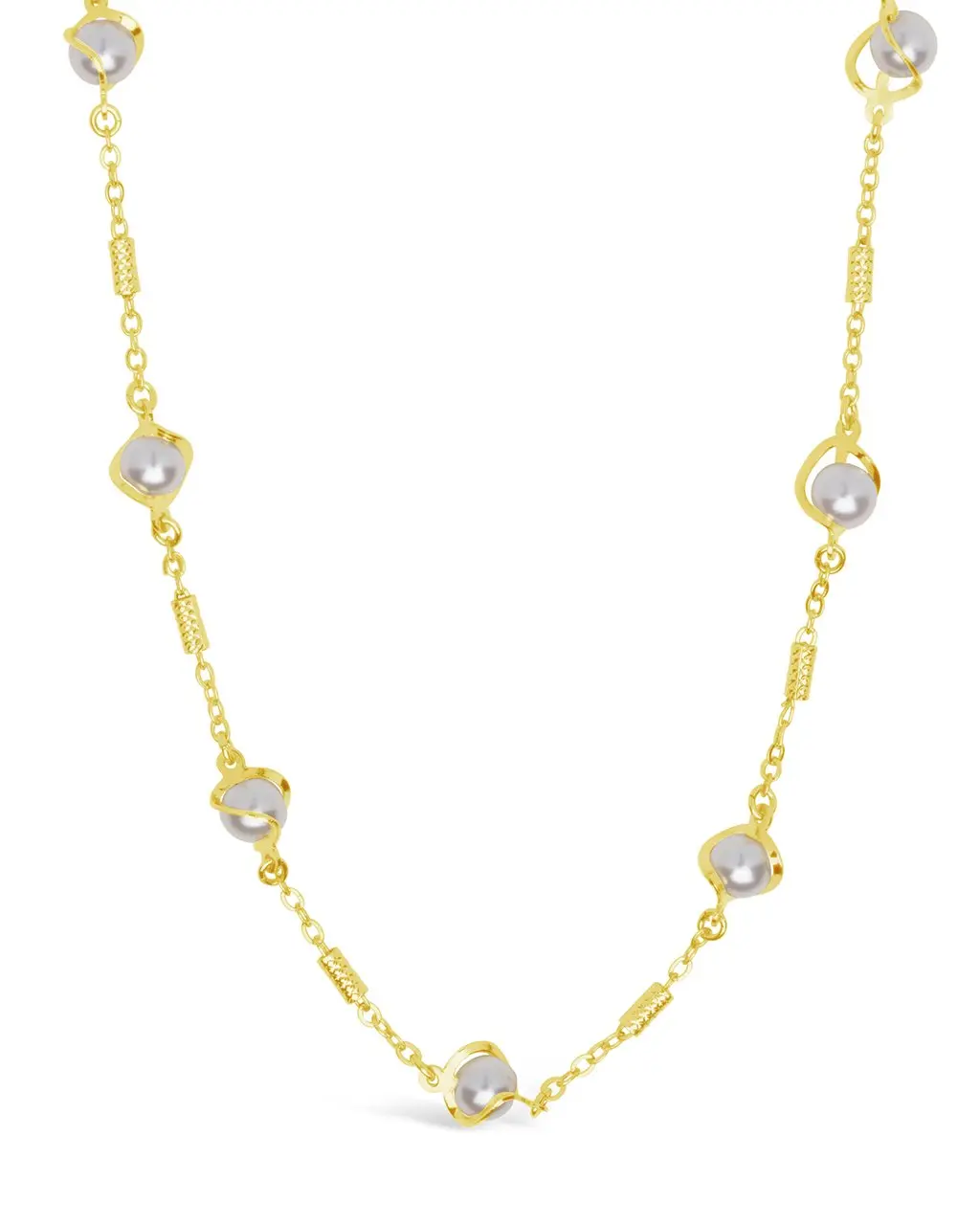 Stationed Pearl Twist Sunglass Chain