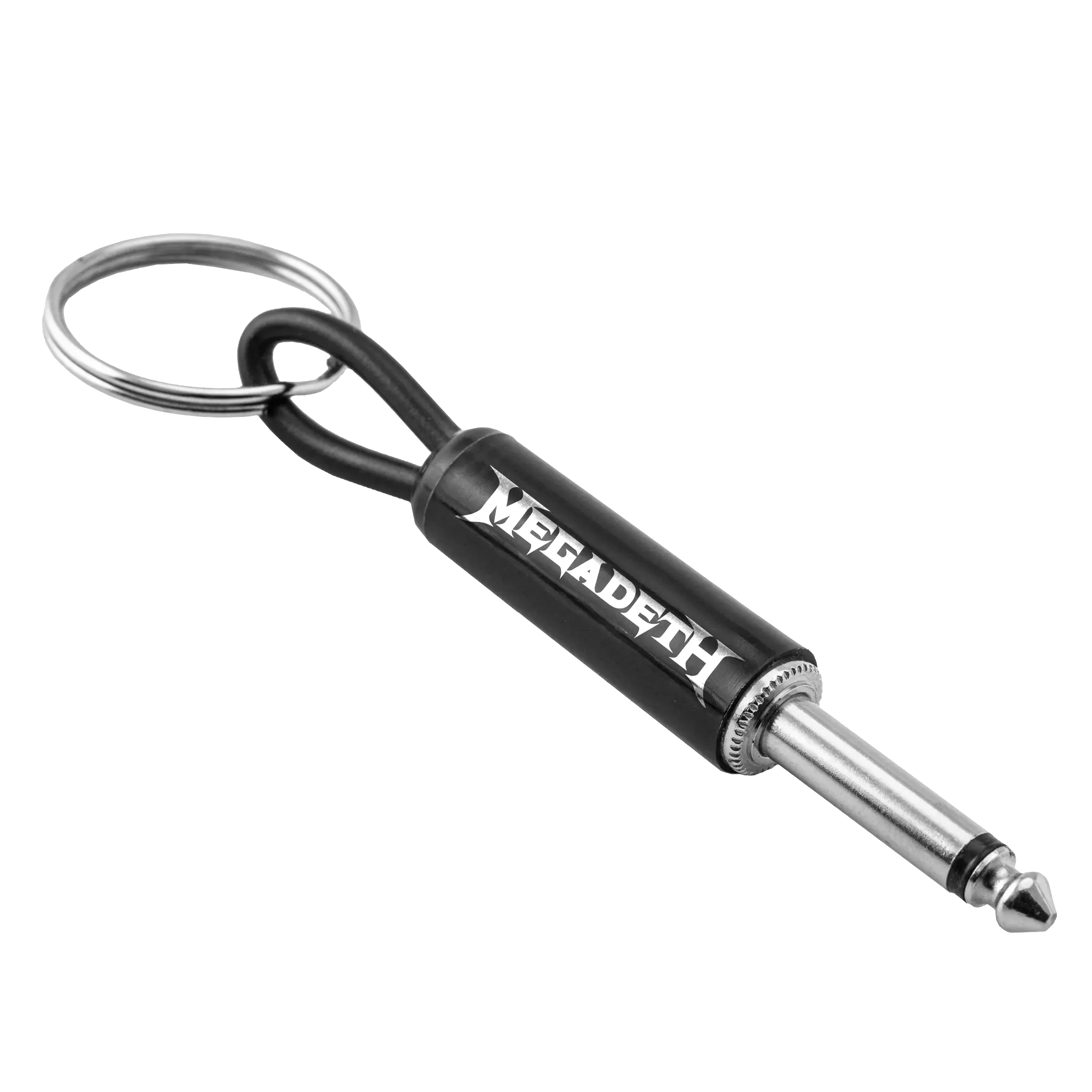 Megadeth Logo Guitar Plug Keychain