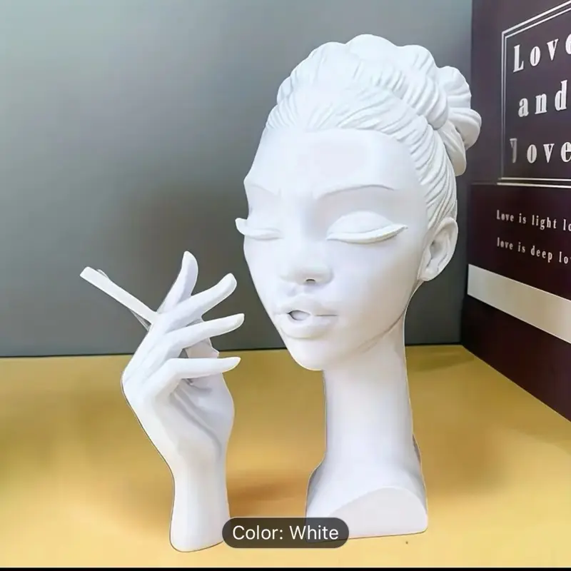 Resin Sci-Fi Novel Themed Desktop Incense Burner White Color Home Office Decor Accessory with Unique Design Functional Features Scented Aroma Fragrance