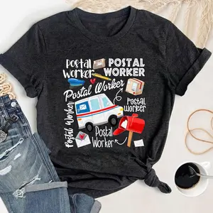 Postal Worker Shirt, Postal Carrier Worker Shirts, Mail Woman Shirt, Gift for Mail Woman, Mail Carrier Shirt