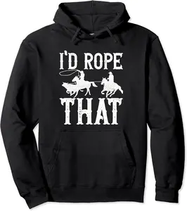 Team Roping Rodeo Cowboy Roping Team Roper Pullover Hoodie - Alexanderdu Shop 90B0D3252KFY