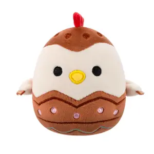 Squishmallows 2025 Easter 8” Todd the Beige Rooster in Chocolate Egg Plush