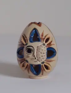 “Carlos Villanueva” Mexican Pottery Incense Burner & Folk Art Candle