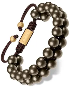 RTZN Pyrite Beaded Bracelet  (Morocco) - Premium Artisan Handcrafted Pyrite Beads – Natural Stone Beaded Bracelets for Men