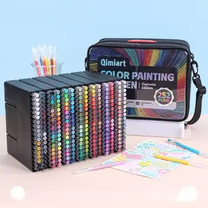 234 Colour Drawing Gel Pen Set, with Handbag Organizers, 0.6mm Needle Tip, Rich Color Large Capacity, Art Supplies for DIY, Coloring, Scrapbooking, Diy Painting Supplies