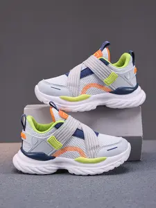 Breathable Sports Running Shoes, Comfortable Upper, Soft Sole, Ideal for Daily Wear & Outdoor Activities, Fashion Design for Active Kids