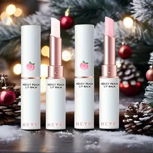 Honey Peach Lip Balm, Moisturizing & Hydrating Formula, Anti-Chapped Lip Care, Perfect Valentine's Day Gift for Her, Lip Treatment