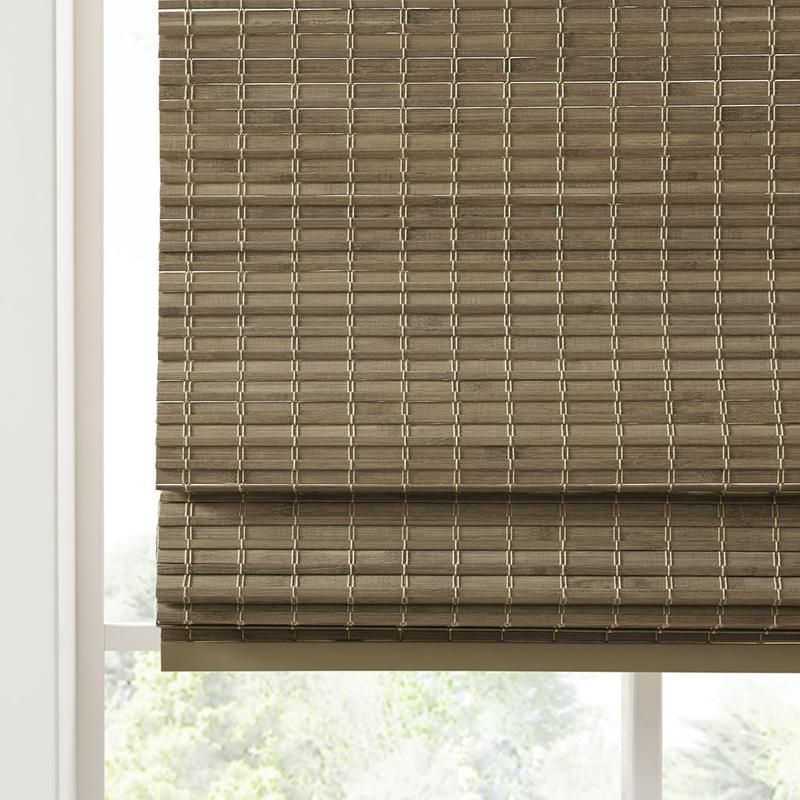 Bamboo Light Filtering Roman Shade 64"L