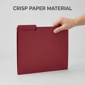Colorful Manila Paper File Folder Legal Size Letter Index Classification, Durable Office Organizer, Ideal for Documents Storage