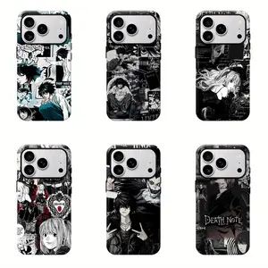 Japanese Anime Death Note Phone Case Compatible with iPhone 16 15 14 13 12 11 Pro Max X XR XS MAX 8 7 Plus