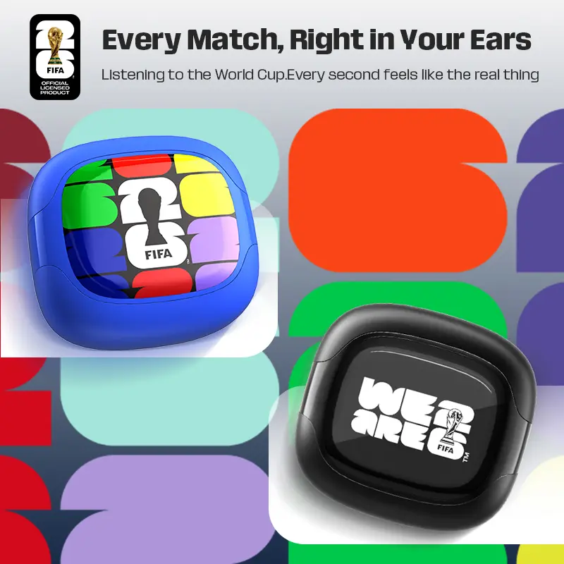 FIFA World Cup 2026 E09 Ear Hook Headphones Stay Aware Stay Connected Perfect for Sports Travel Game Day Listening