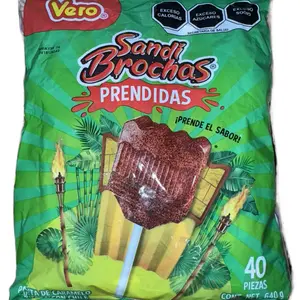 Sandi Brochas PRENDIDAS Lollipops 40 PCS Candy Sweet